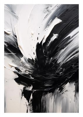Captivating Bold Monochromatic Abstract